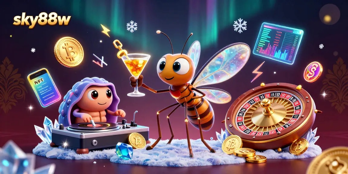 Experience thrilling gameplay at sky88w with animated casino elements and captivating casino character interactions.