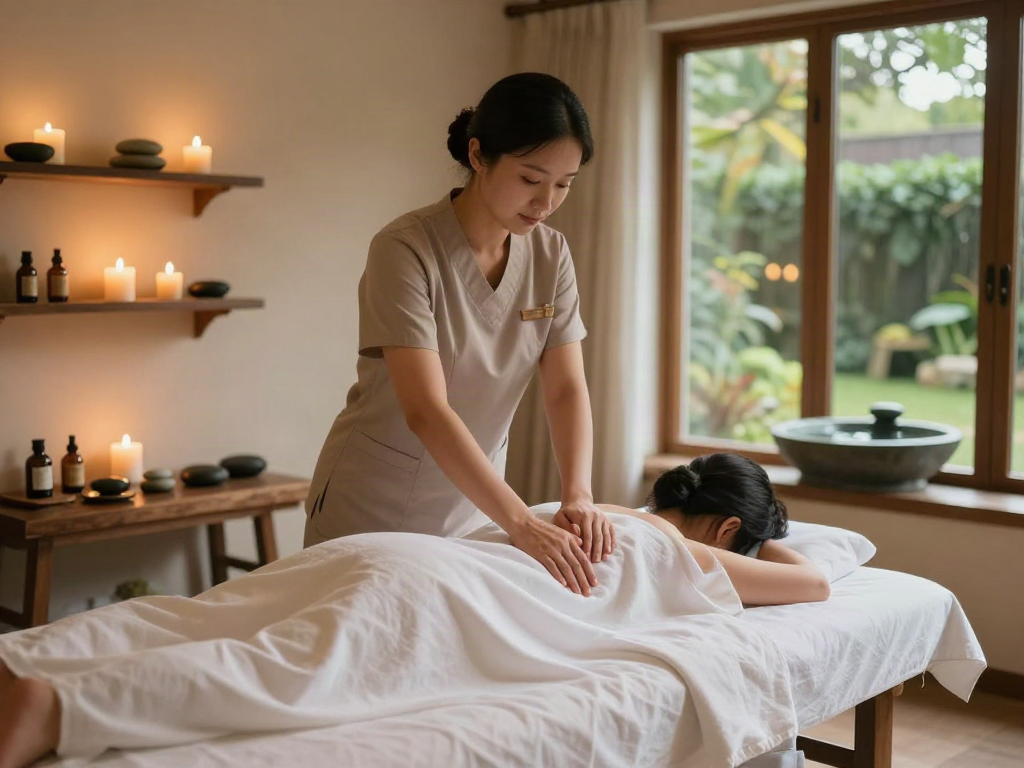 Experience the rejuvenating 주안출장마사지 in a tranquil spa setting with a calming atmosphere.