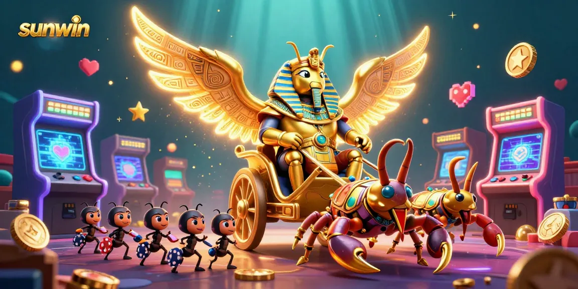 Engage in thrilling gameplay with sunwin featuring a vibrant casino scene filled with vivid characters.