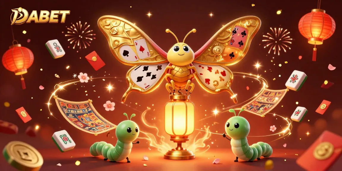 DABET players engaging in a vibrant atmosphere filled with casino elements, showcasing excitement and fortune.